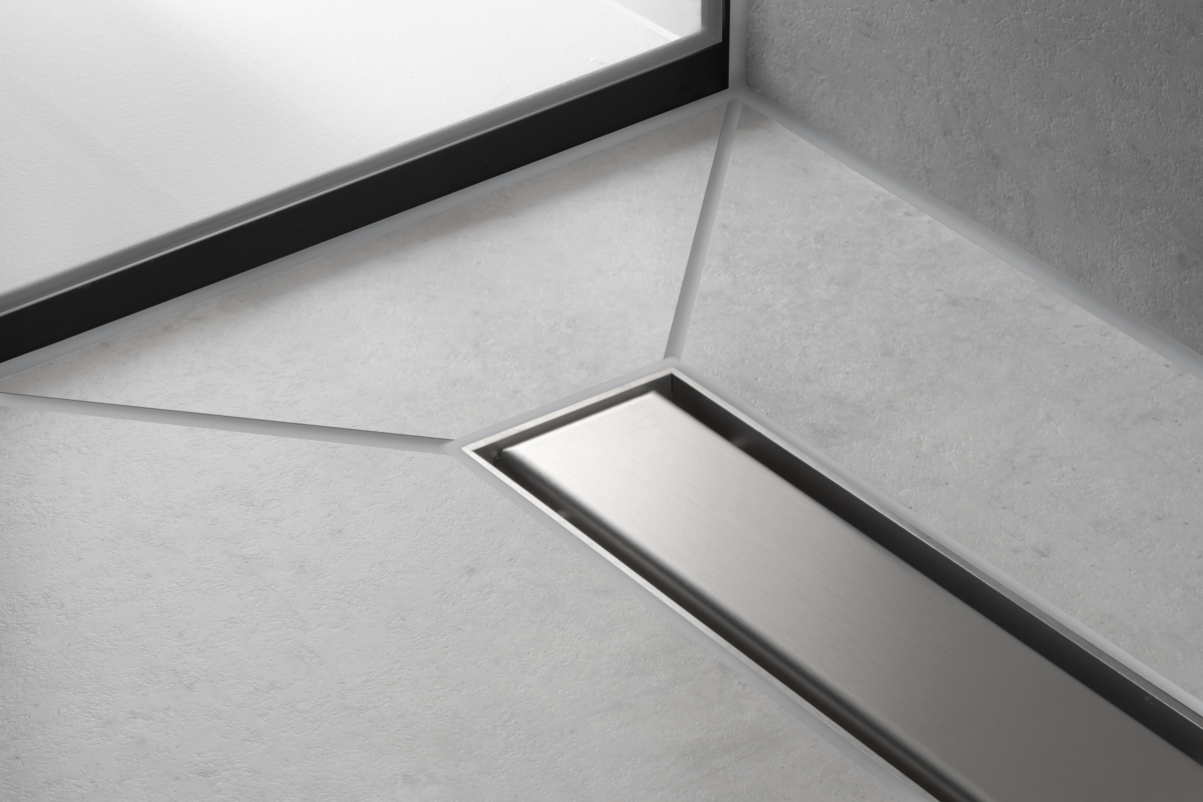 56036000 RainDrain Match Finish набор трап для душа 600 с регулируемой по высоте рамой Hansgrohe  - Вид №3