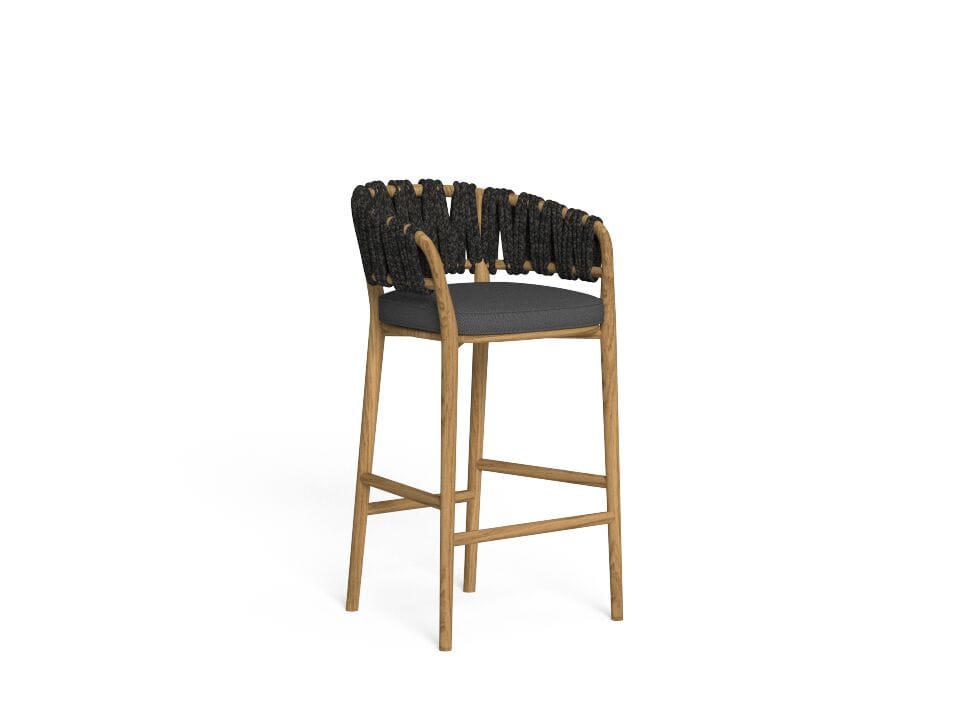 Высокий садовый стул из тикового дерева со спинкой Talenti Venice ARCH-00114447 - Вид №1