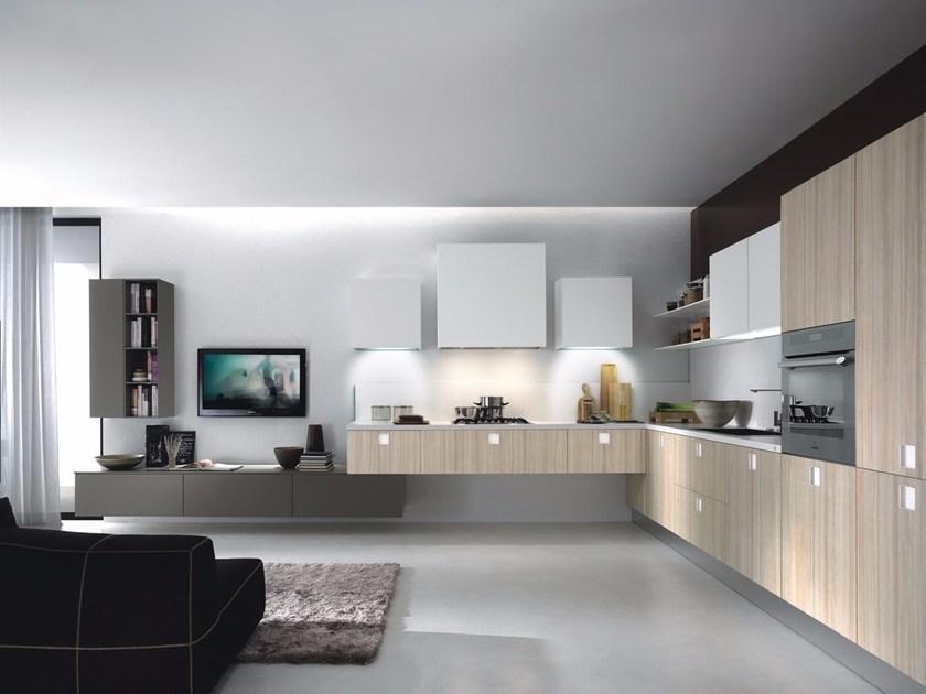 Composit Кухня в современном стиле из дерева с ручками Quadra sun-id-1417535 - Вид №5