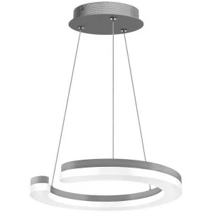 Подвесной светодиодный светильник 3000К большой серебро LIGHTSTAR UNITARIO 326526 Серый