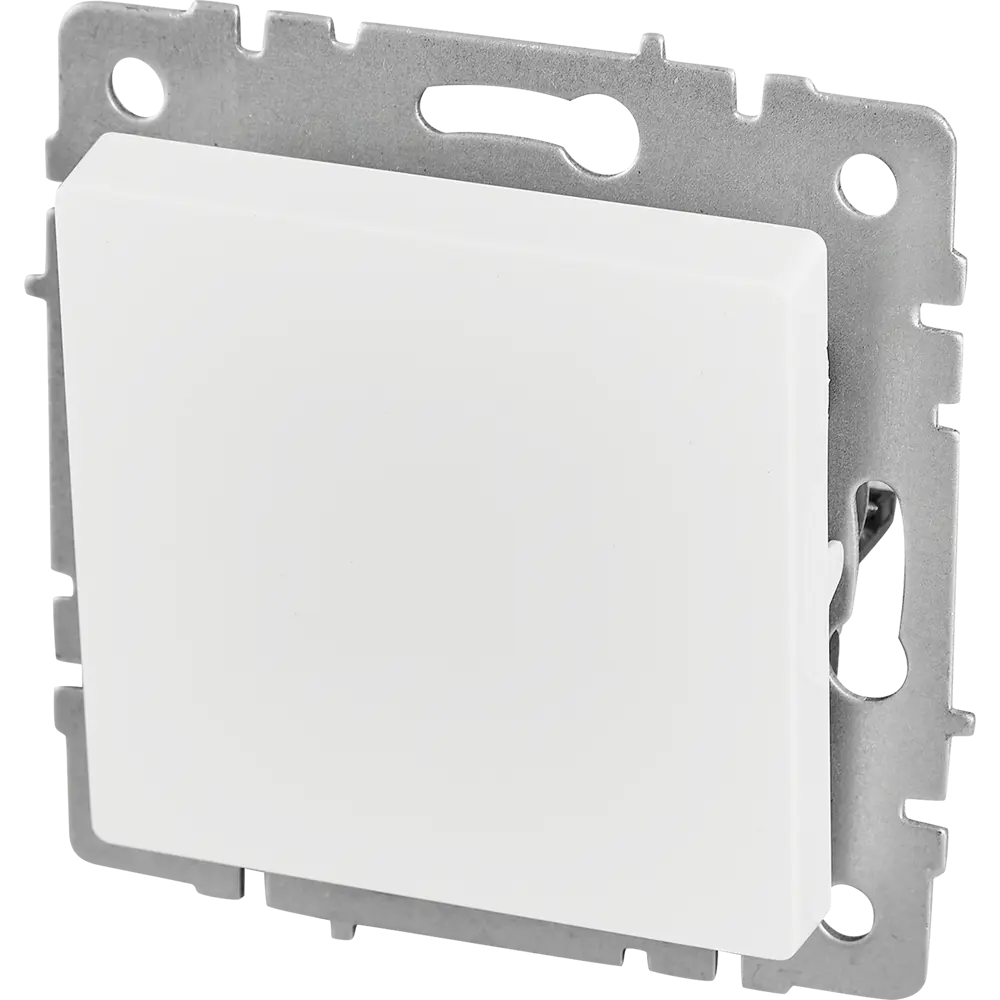 Выключатель IEK Brite одноклавишный встраиваемый белый глянец 87761759 STLM-1116478 - Вид №1