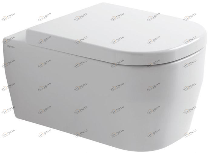 Tue120201 Подвесной унитаз настенный Белый Olympia Ceramica TUTTO EVO Италия