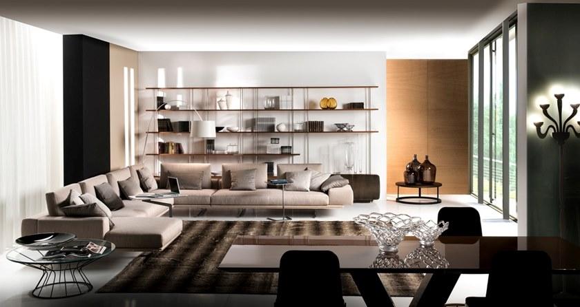 Former In Italia Модульный угловой диван из ткани Mastroianni sun-id-1361321 - Вид №1