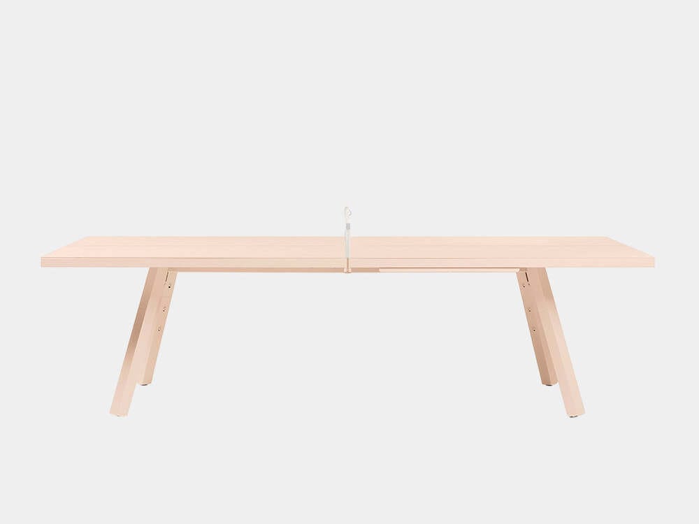 Одноцветный крытый прямоугольный стол для пинг-понга RS Barcelona YOU AND ME ARCH-00086608 - Вид №94