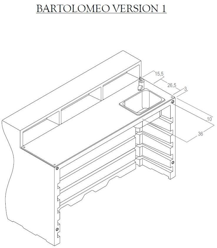 Plust Барная стойка из полиэтилена Bartolomeo sun-id-1399492 - Вид №11