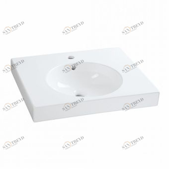 123260000 Накладная раковина на столешницу  прямоугольная Arbi 