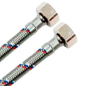 Гибкая подводка РОСТЕРМ для водоснабжения 1/2" 30 см 89409381