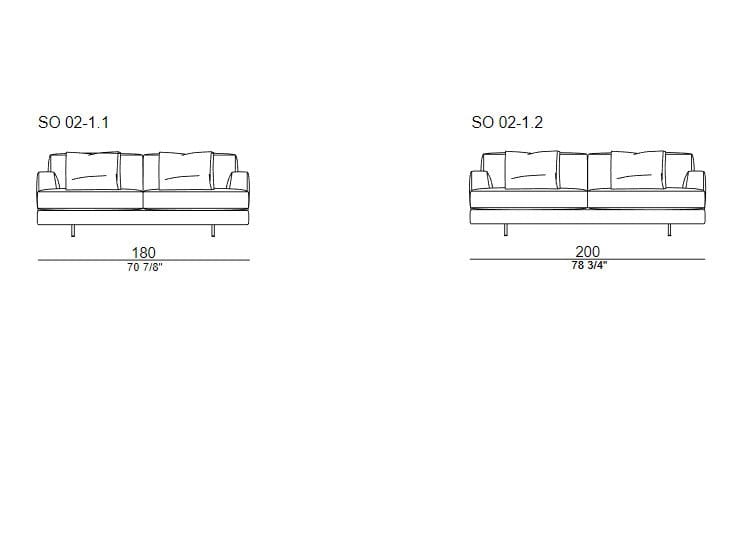 Тканевый диван с полуостровом CASA Италия ARCH-00080366 - Вид №6