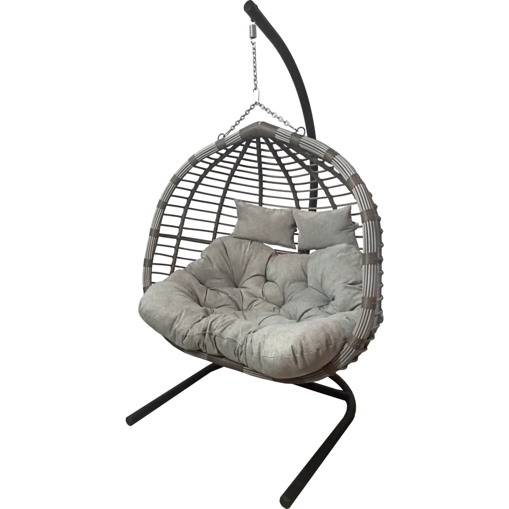 Santreyd Siesta Tubo — подвесное кресло из искусственного ротанга с опорой 84753416 SI015 STLM-0054569 - Вид №1