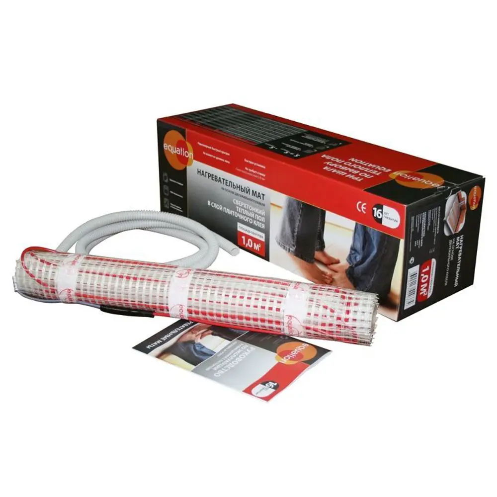 Нагревательный мат для теплого пола Equation 12 м², 1680 Вт STLM-2131807