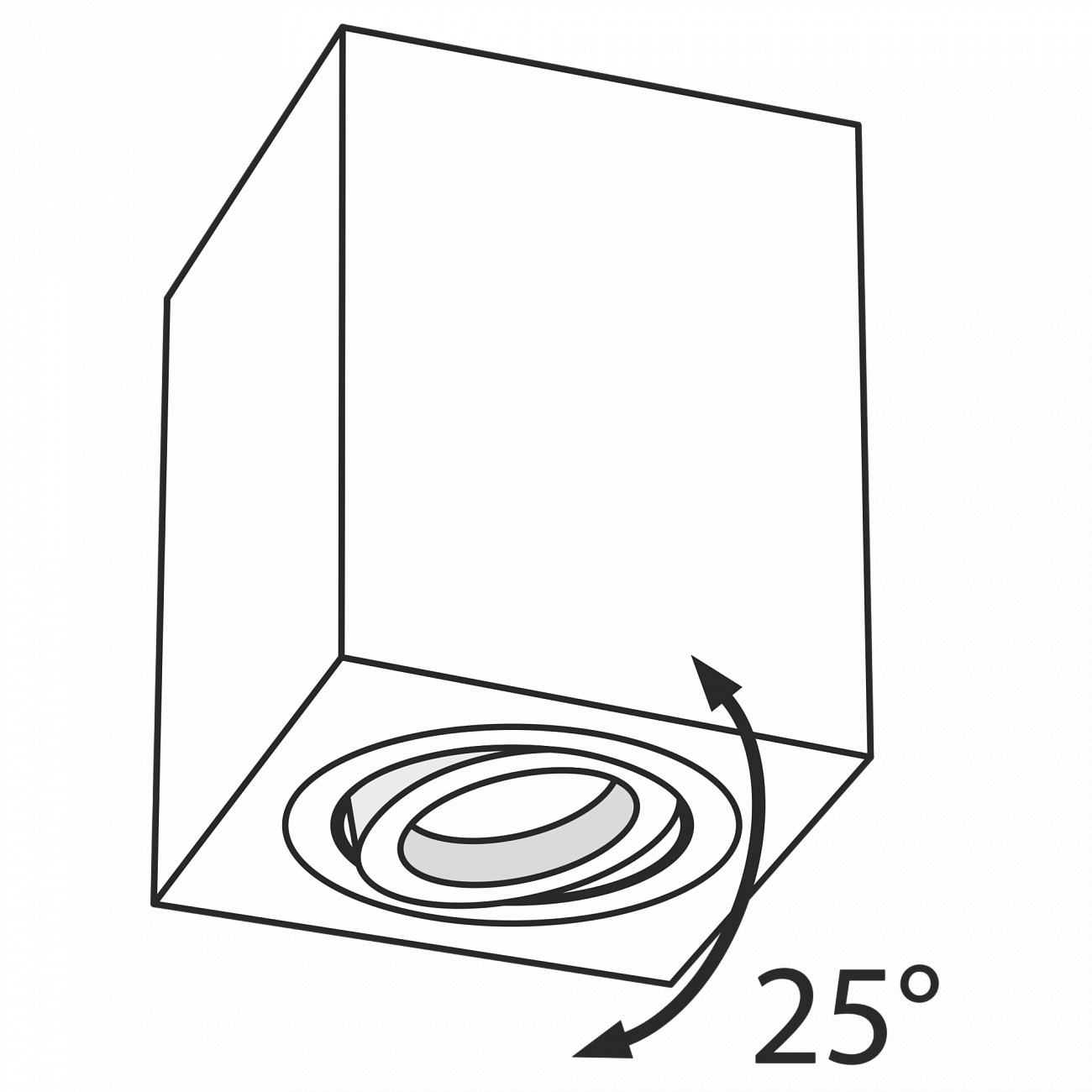 Спот потолочный галогеновый 11,5х9х9 см белый Alfa C017CL-01W TECHNICAL CEILING & WALL 00-3956960 Белый  - Вид №2