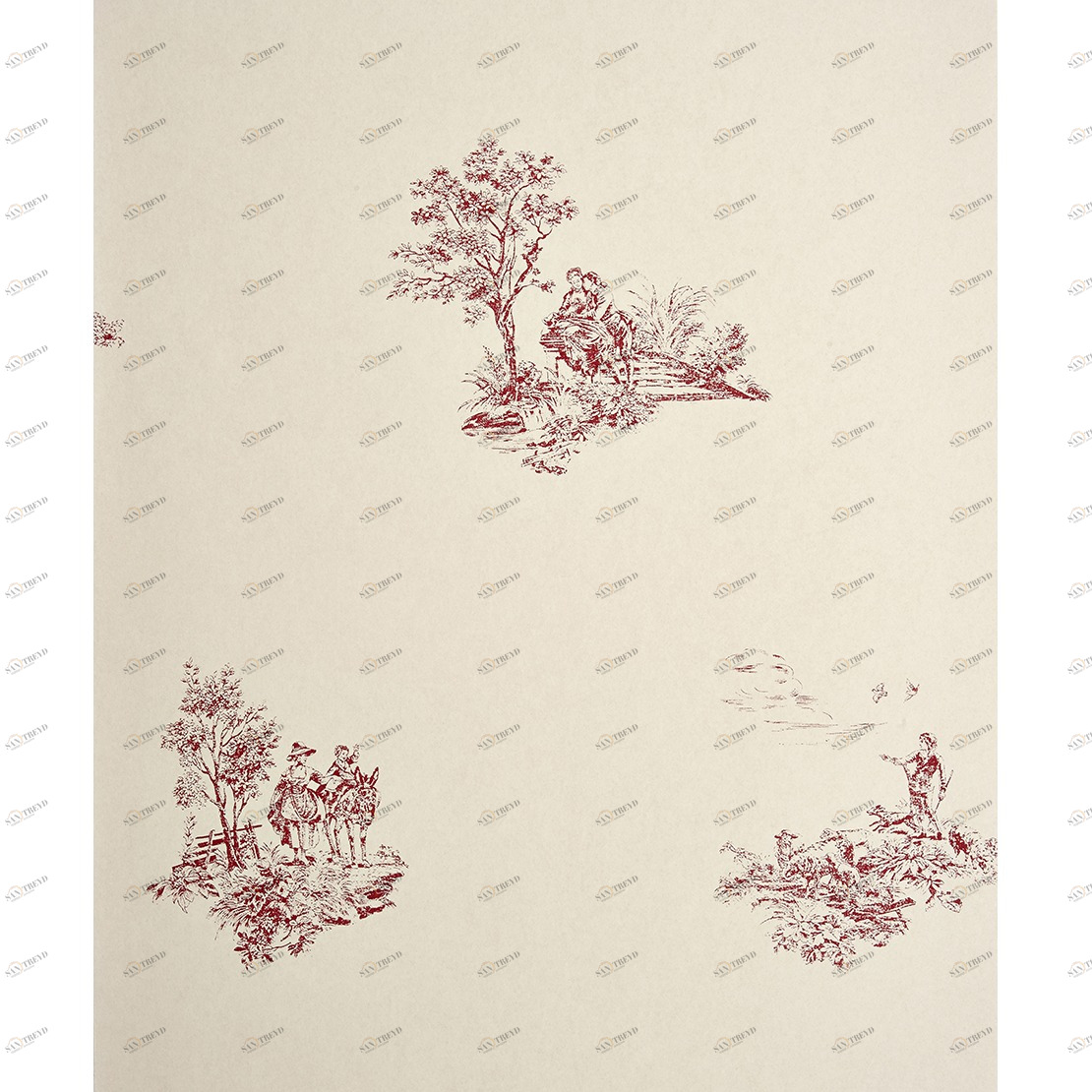 Рулон обоев CHANTILLY CHT22928117. Основа нетканый материал Casadeco