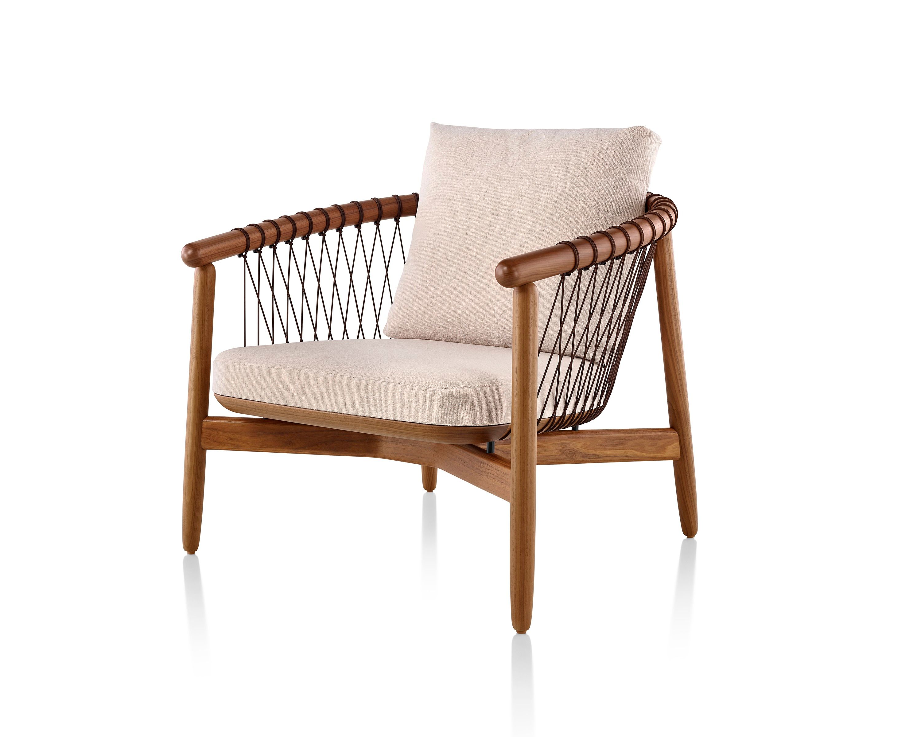 Кресло из дерева и ткани с подлокотниками Herman Miller Crosshatch ARCH-00123148 - Вид №33