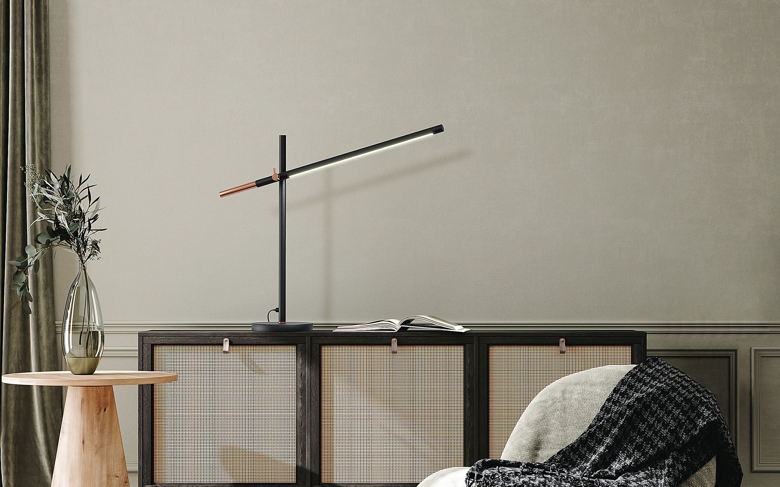 Регулируемая светодиодная настольная лампа Valaisin Grönlund этаж ARCH-00009201 - Вид №6