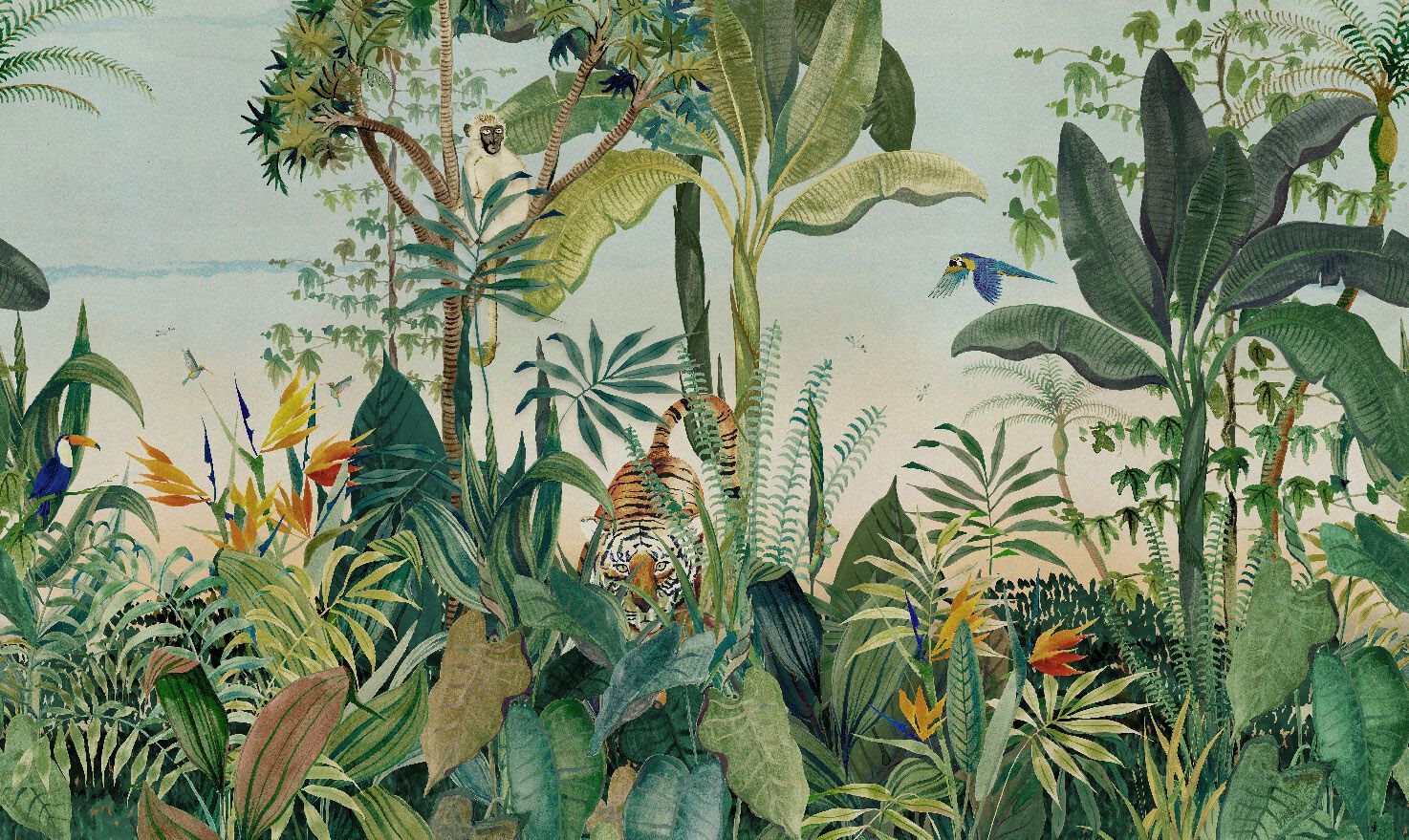 Обои с цветочными мотивами Jannelli&Volpi MALAYSIA ARCH-00117445 - Вид №1