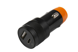 17279196 Автомобильное зарядное устройство Tech AC-20 1 USB, Type-C, 3 A, черный УТ000021673 Red Line