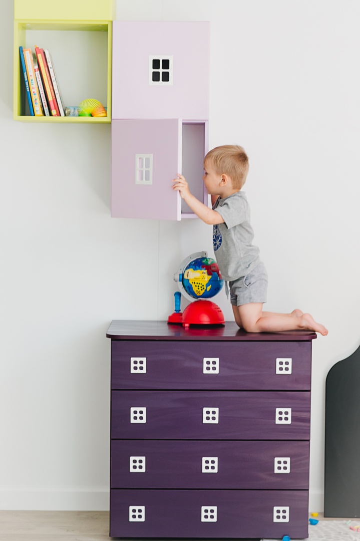 Полка детская горизонтальная "Амстердам" МАНДАРИН АМСТЕРДАМ 179507 Желтый Santreyd  - Вид №6