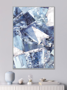 90813377 Картина в раме "Синь-фония" 89x60 см STLM-0394088 GRAFIS-ART
