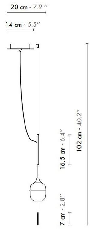 designheure Светодиодный подвесной светильник из фарфора Fleur de kaolin sun-id-1459767 - Вид №2
