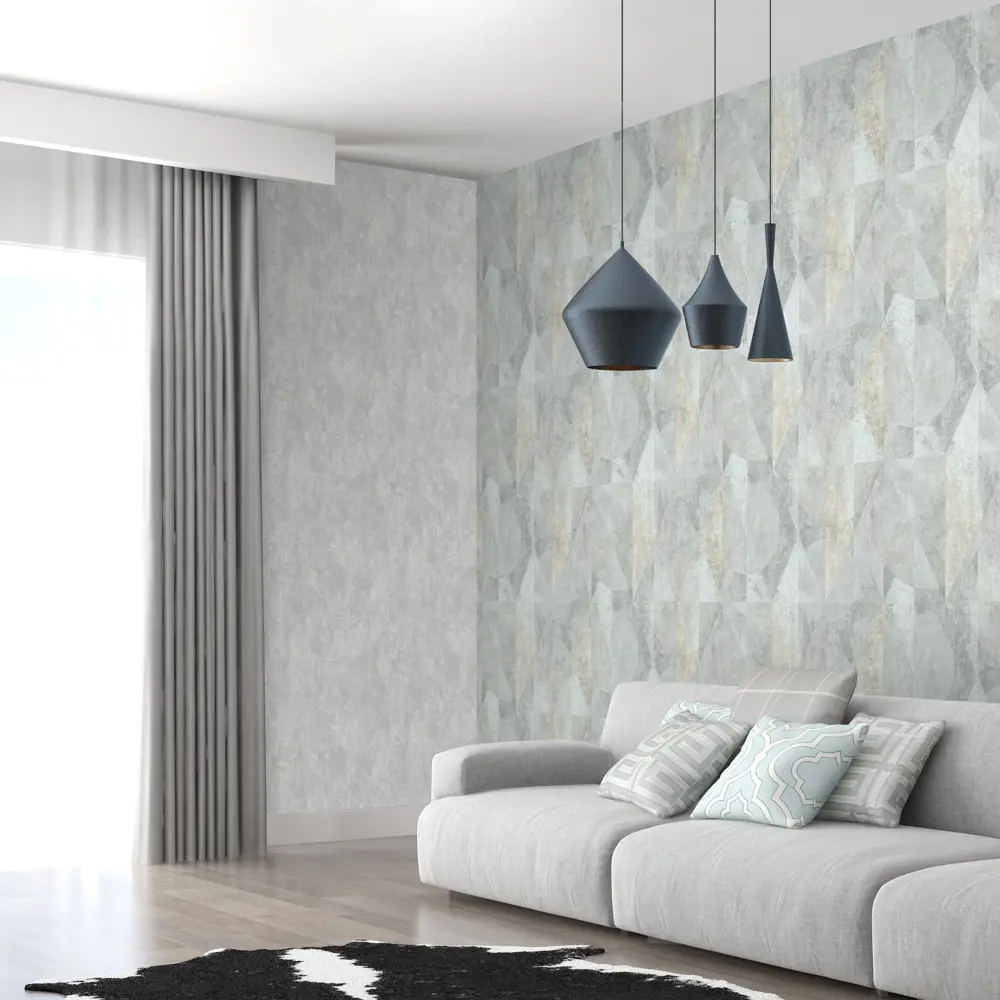 Обои флизелиновые Ateliero Anri серые 1.06 м AT88272-06 STLM-2145110 - Вид №3