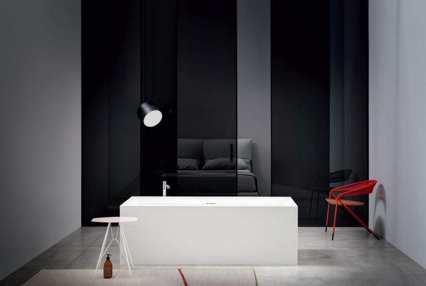 Nic Отдельностоящая прямоугольная ванна из Corian® Vasche da bagno sun-id-1420415 - Вид №2