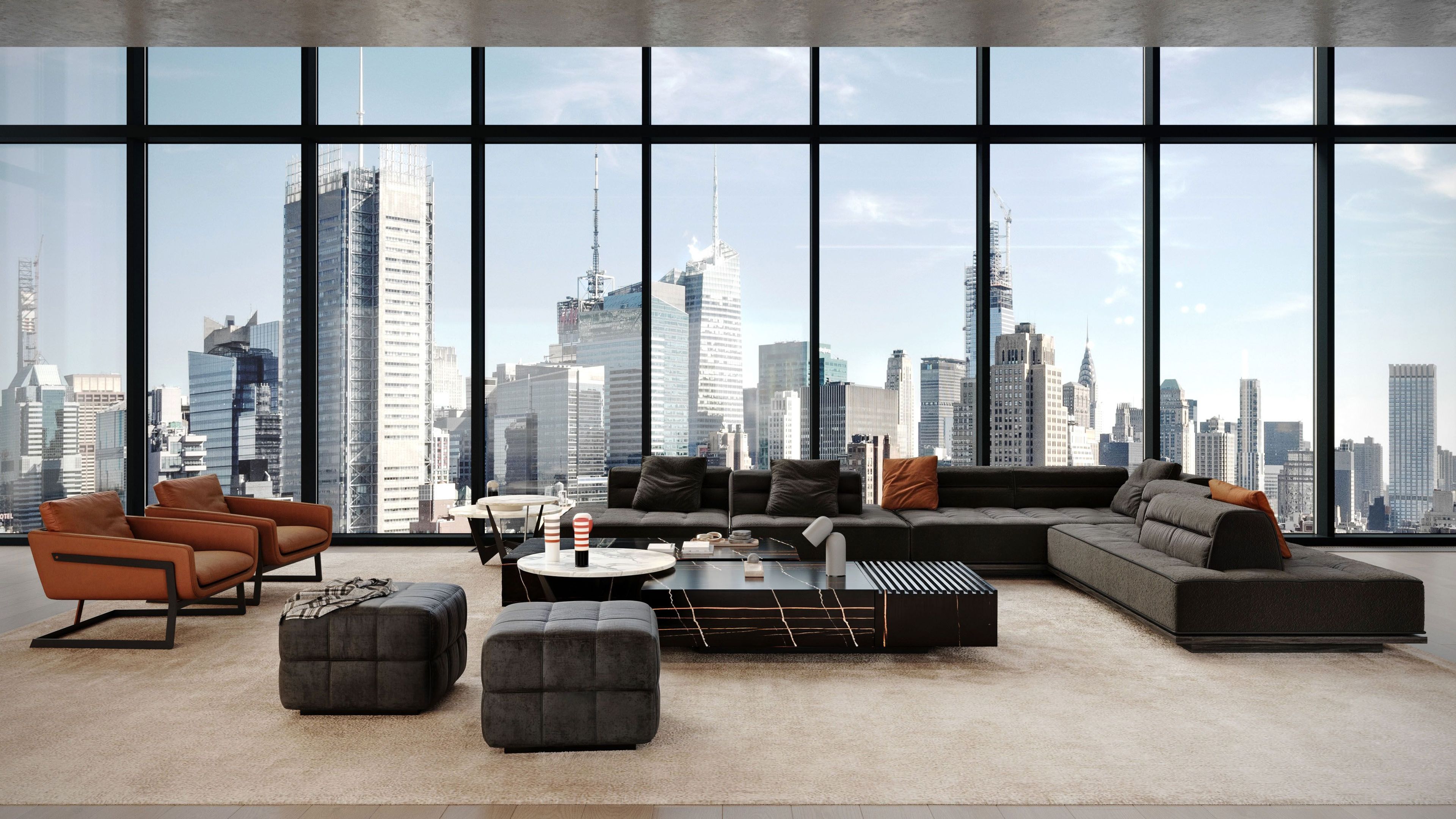 Секционный диван из ткани Wayne Enterprises Home Collection WE-031 ARCH-00147104 - Вид №4