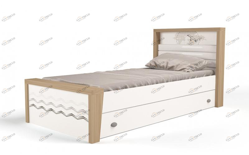 Кровать ABC-KING 190х120 №3MIX №3 (cream) 4631148107830