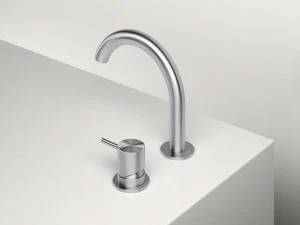 ZAZZERI Смеситель для умывальника из нержавеющей стали с регулируемым изливом Z316