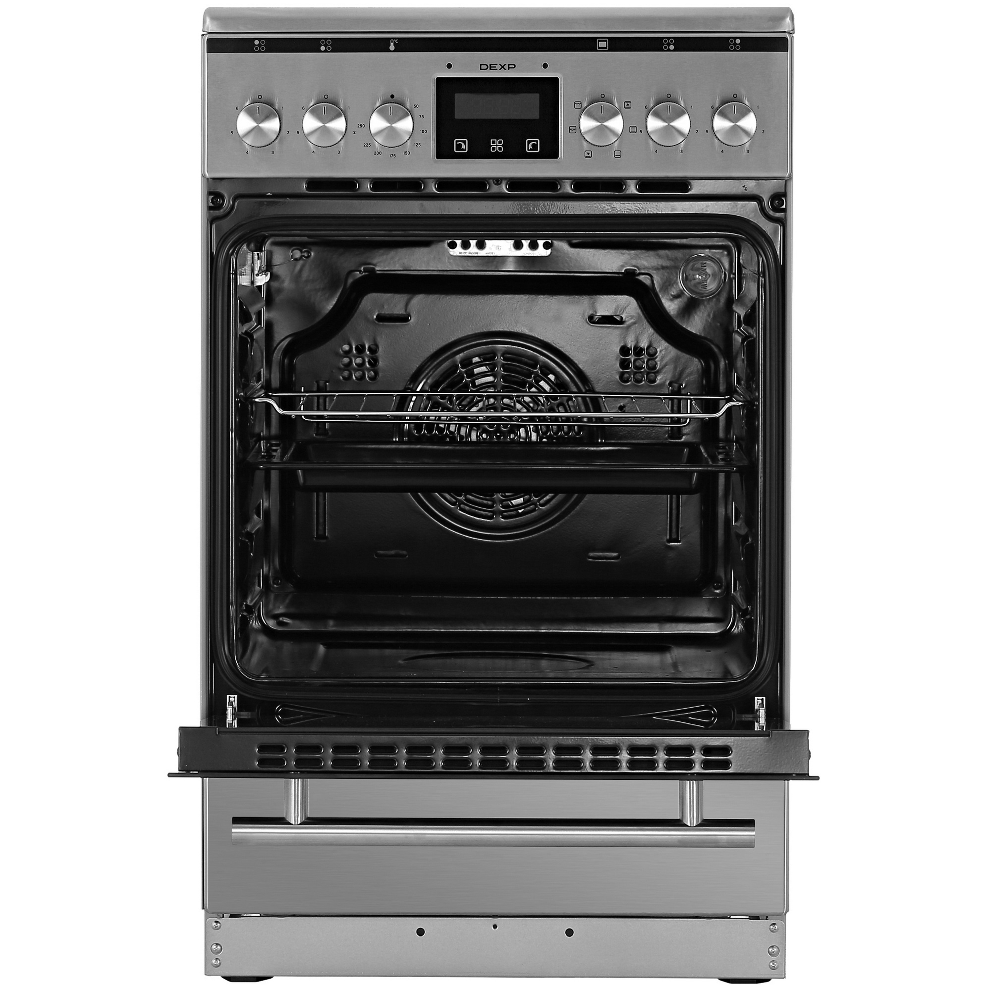 5407868 Электрическая плита DEXP 1YLO56CDS серебристый STDN-0111267 - Вид №6