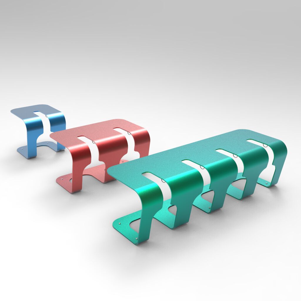 Стальная стойка для велосипедов / скамья CITYSì ARCO ARCH-00119559 - Вид №2