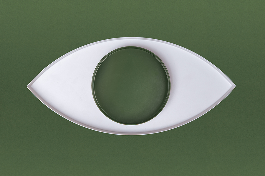 Органайзер для мелочей The Eye белый-зеленый Doiy DYEYEWHGR - Вид №3