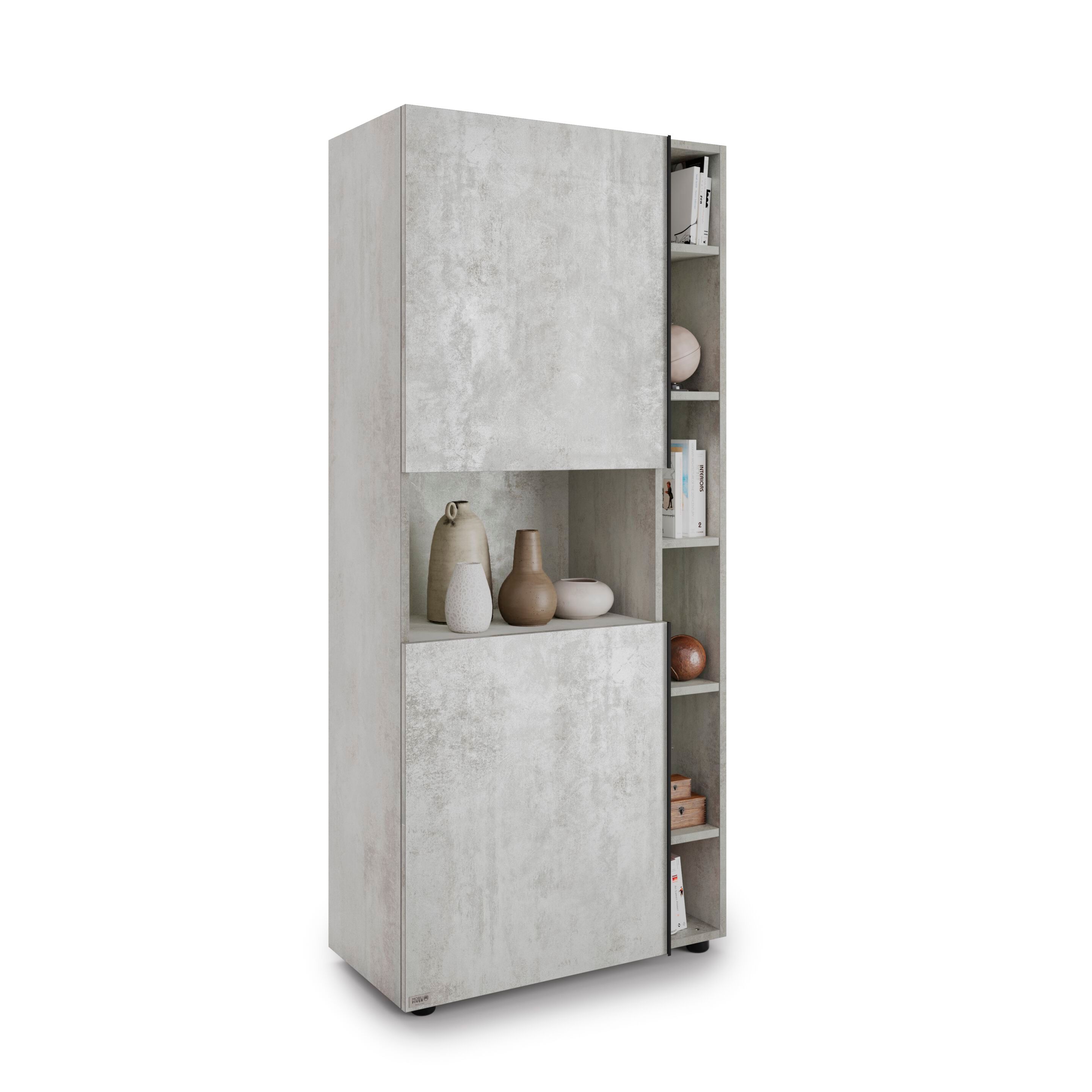 Настенный книжный шкаф из меламинированного материала Mobili Fiver ROMINA ARCH-00138664 - Вид №50