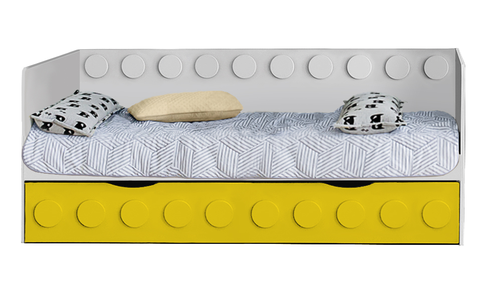 Подростковый диван-кровать с дополнительным спальным местом "Бэтмен" МАНДАРИН ЛЕГОЛЕНД 178724 Серый Santreyd  - Вид №2