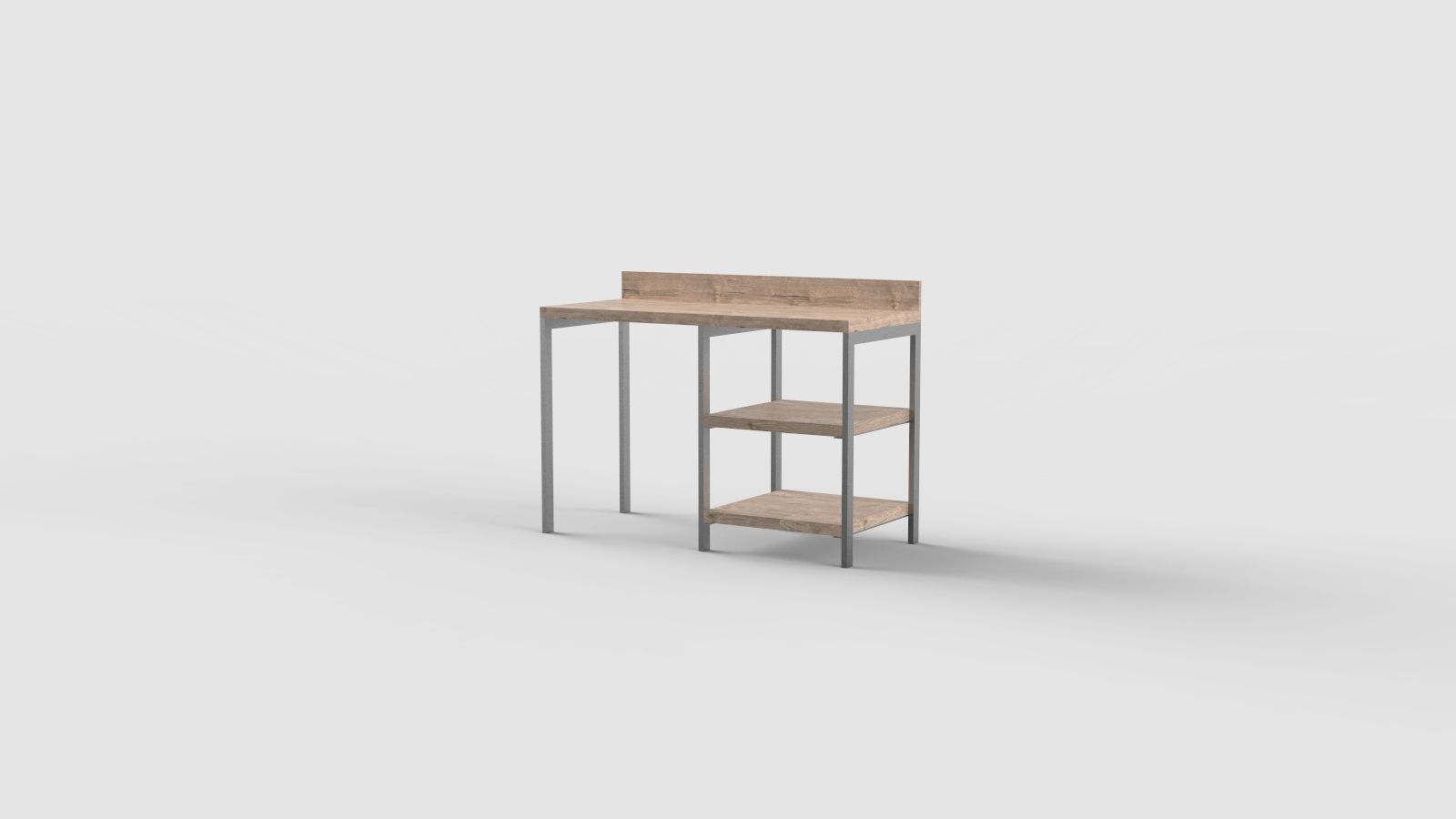 Прямоугольный стол с полками для контракта Mobilspazio ARCH-00076414 - Вид №17
