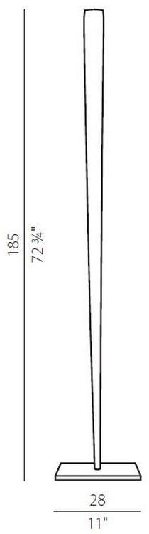 PANZERI Торшер из металла Line sun-id-1370728 - Вид №2
