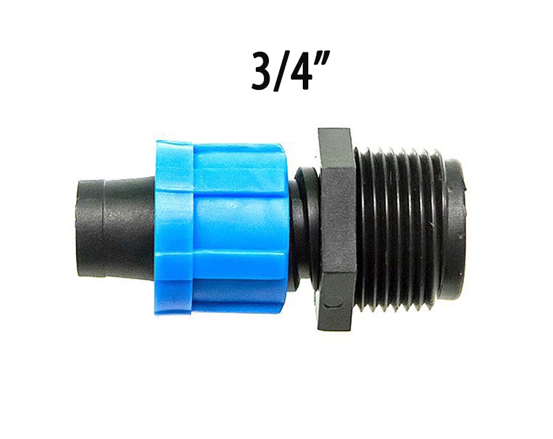 2808 Фитинг для капельной ленты 16мм с наружной резьбой 3\4" LAB.Space 