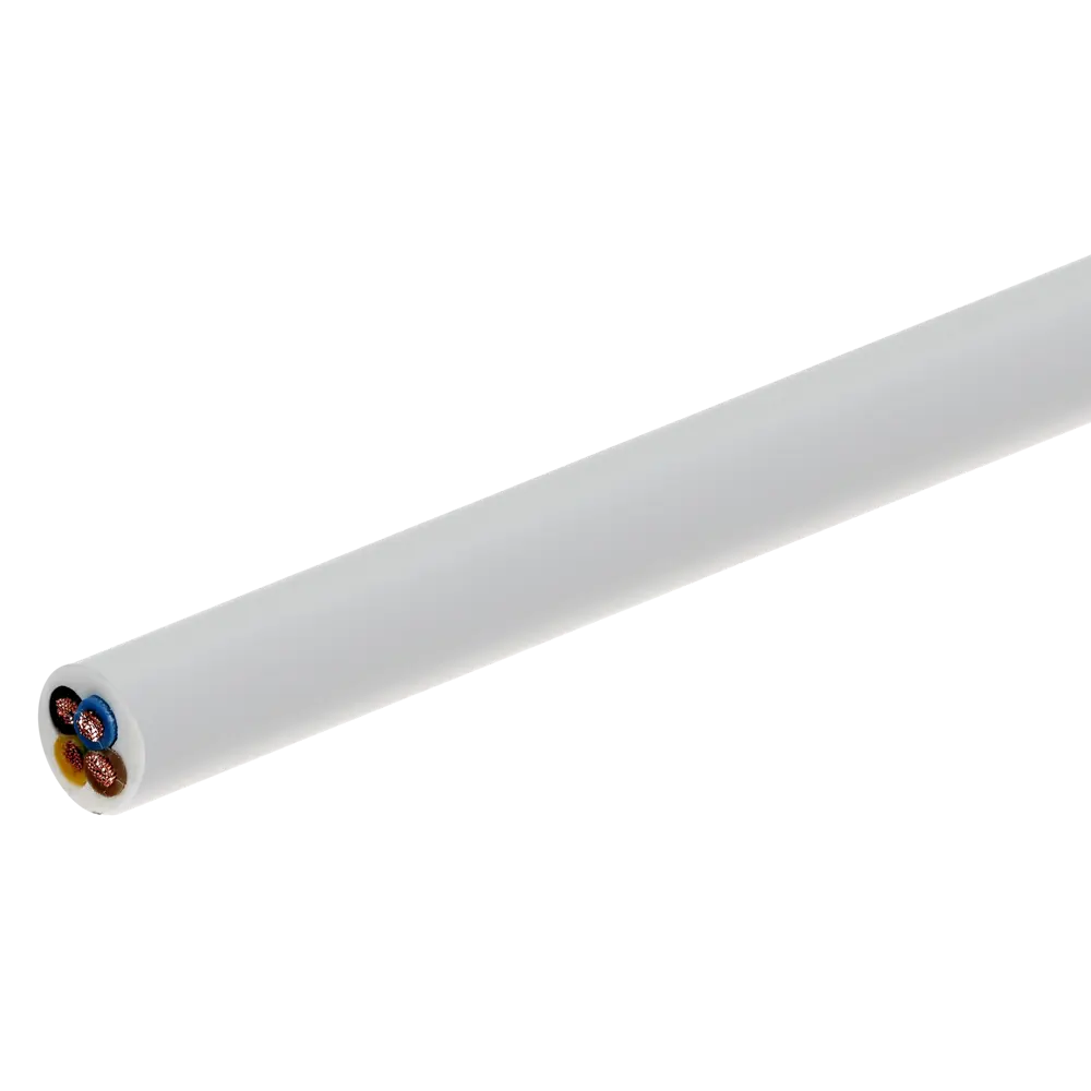 Провод Камит ПВС 4x2.5 50 м ГОСТ цвет белый STLM-2105754 - Вид №2