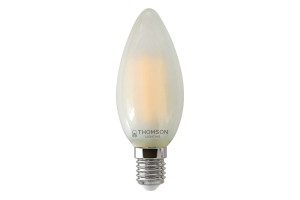 16306873 Светодиодная лампа LED FILAMENT CANDLE 9W 855Lm E14 4500K FROSTED TH-B2137 Thomson