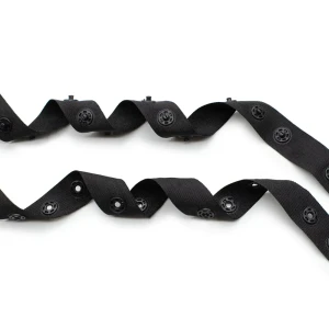 90865194 Кнопки пластиковые Айрис на тесьме 18мм x 45.7м черный STLM-1054028