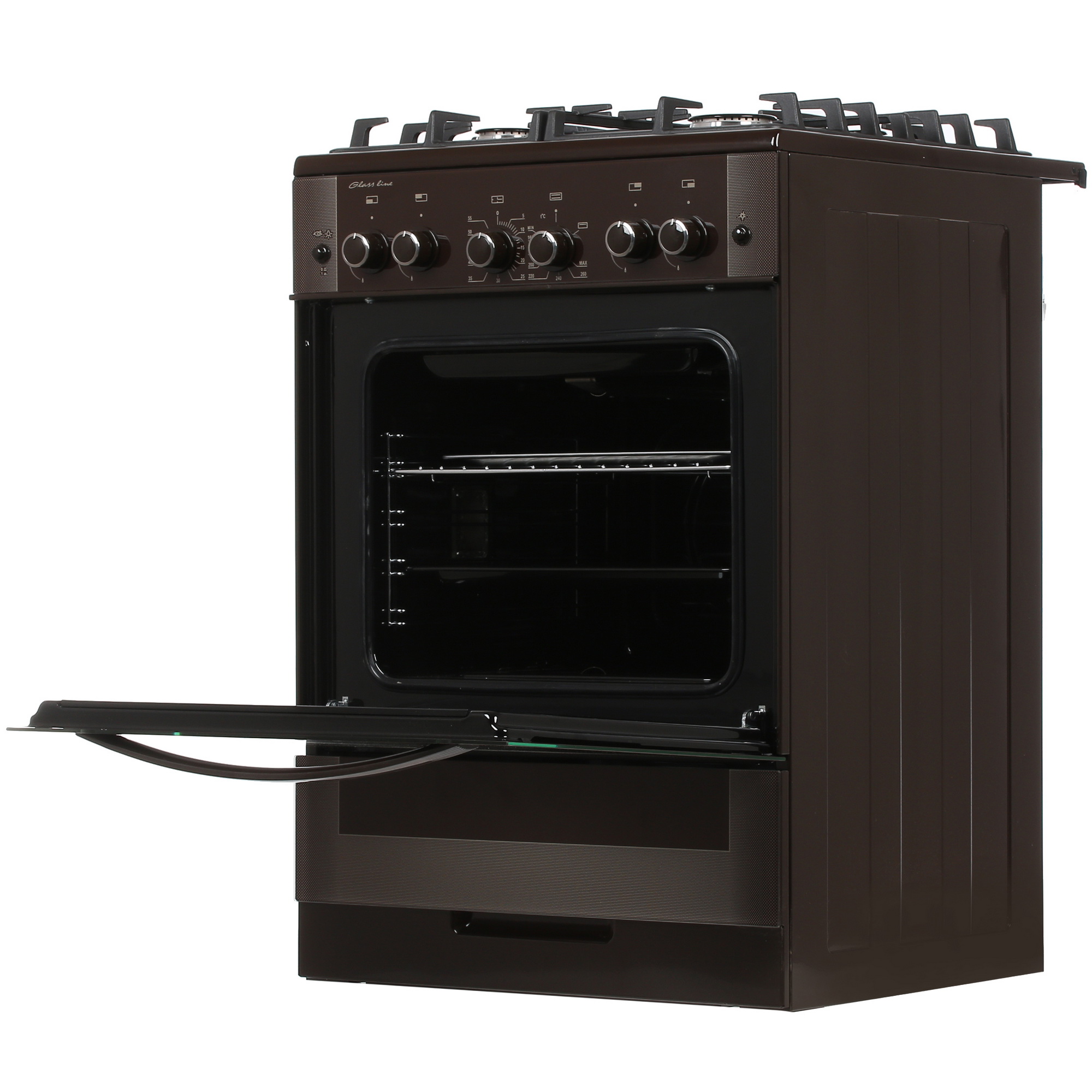 1089351 Газовая плита Gefest ПГ 6500-02 0045 коричневый STDN-0044287 - Вид №3