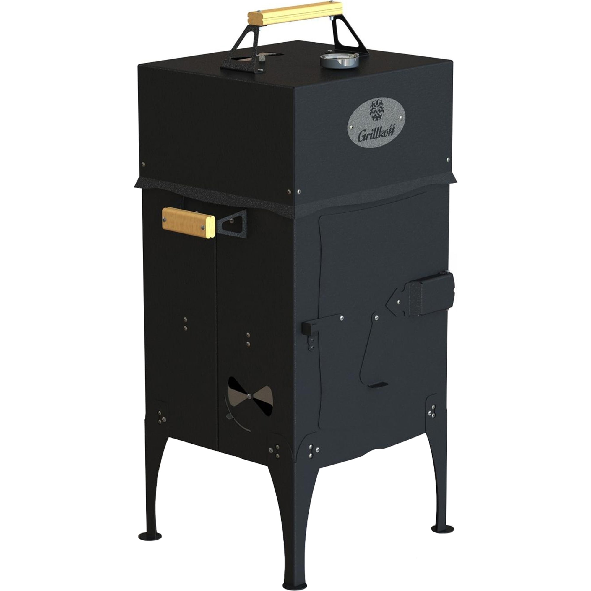 83538199 Коптильня угольная двухуровневая «Викинг» 44x97 см Santreyd  - Вид №1