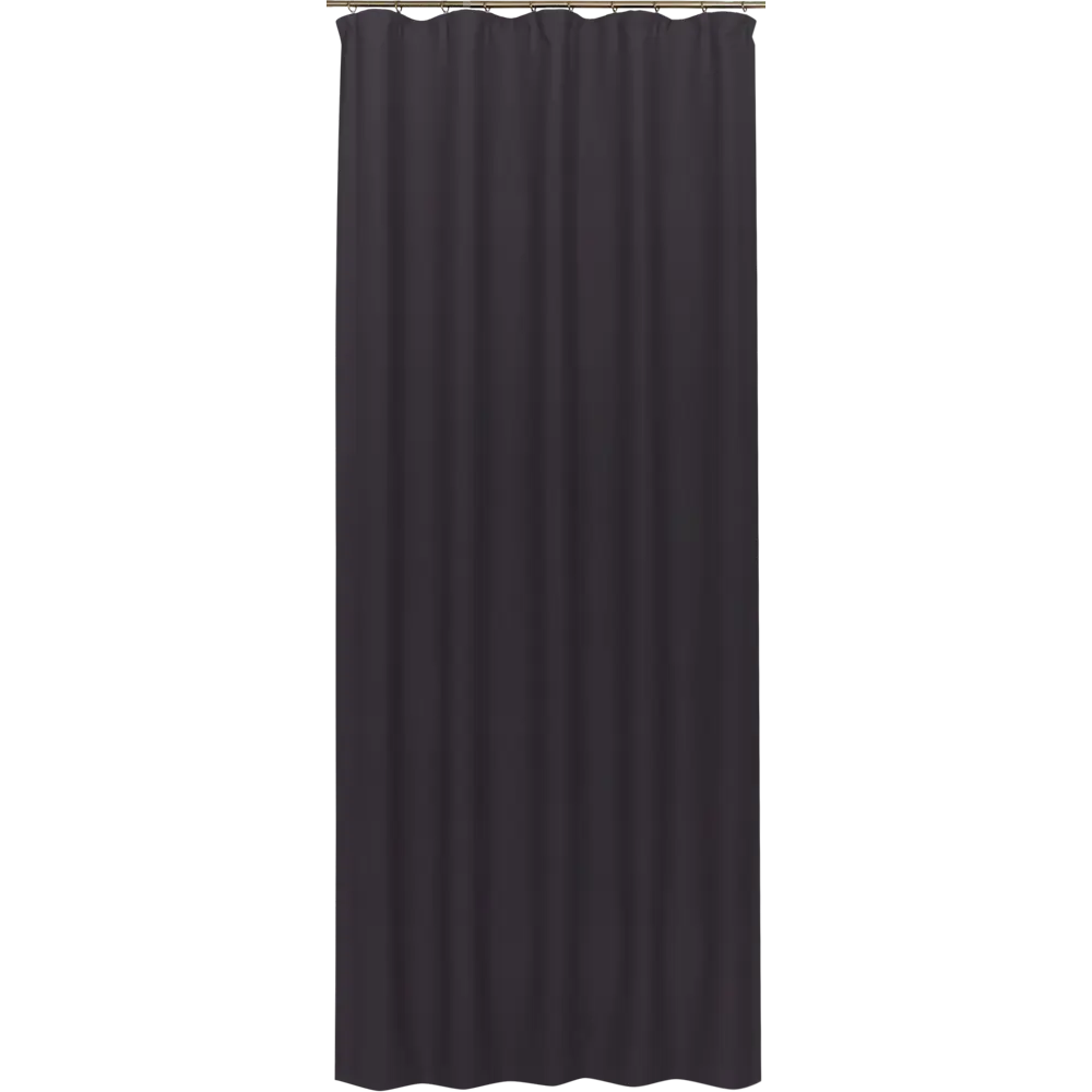 Штора на ленте блэкаут Ален 140x270 см цвет графит ТОРГОВЫЙ ДОМ ТЕКСТИЛЬ STLM-2022136 - Вид №1