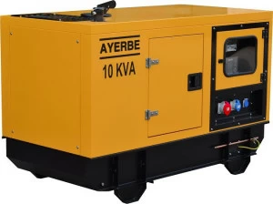 Дизельный генератор Ayerbe AY11LS в кожухе с АВР
