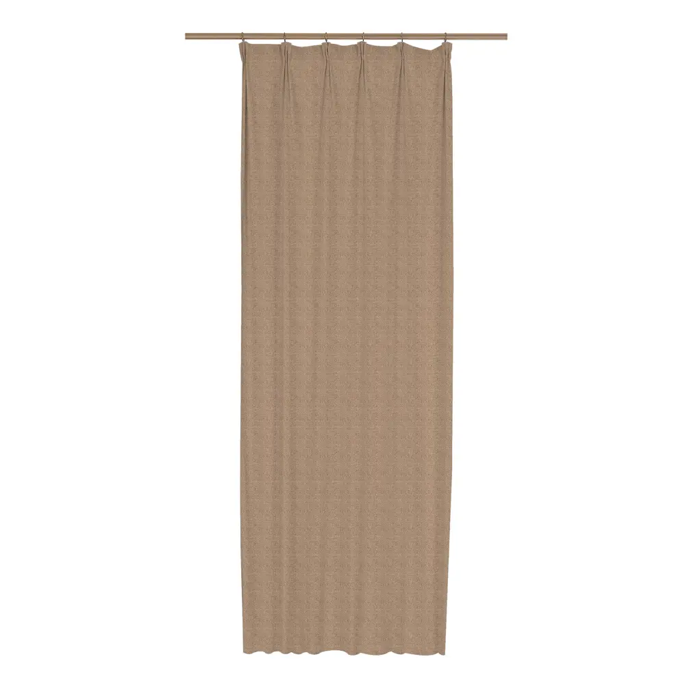 Штора на ленте Male 160x260 см цвет бежевый 82922240 STLM-2195688 INSPIRE 