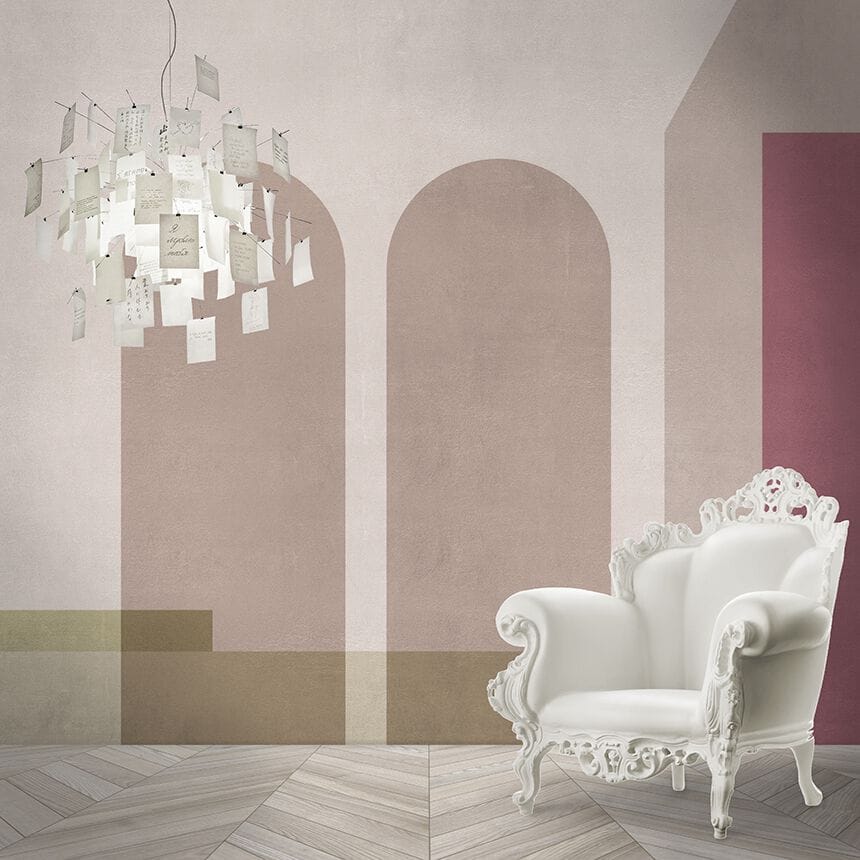 Моющиеся обои N.O.W. Edizioni GEOMETRIC / PIAZZA ITALIA ARCH-00001508