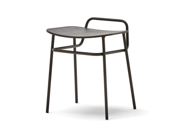 Металлический низкий стул с подставкой для ног Blasco&Vila Fosca ARCH-00030401 - Вид №1