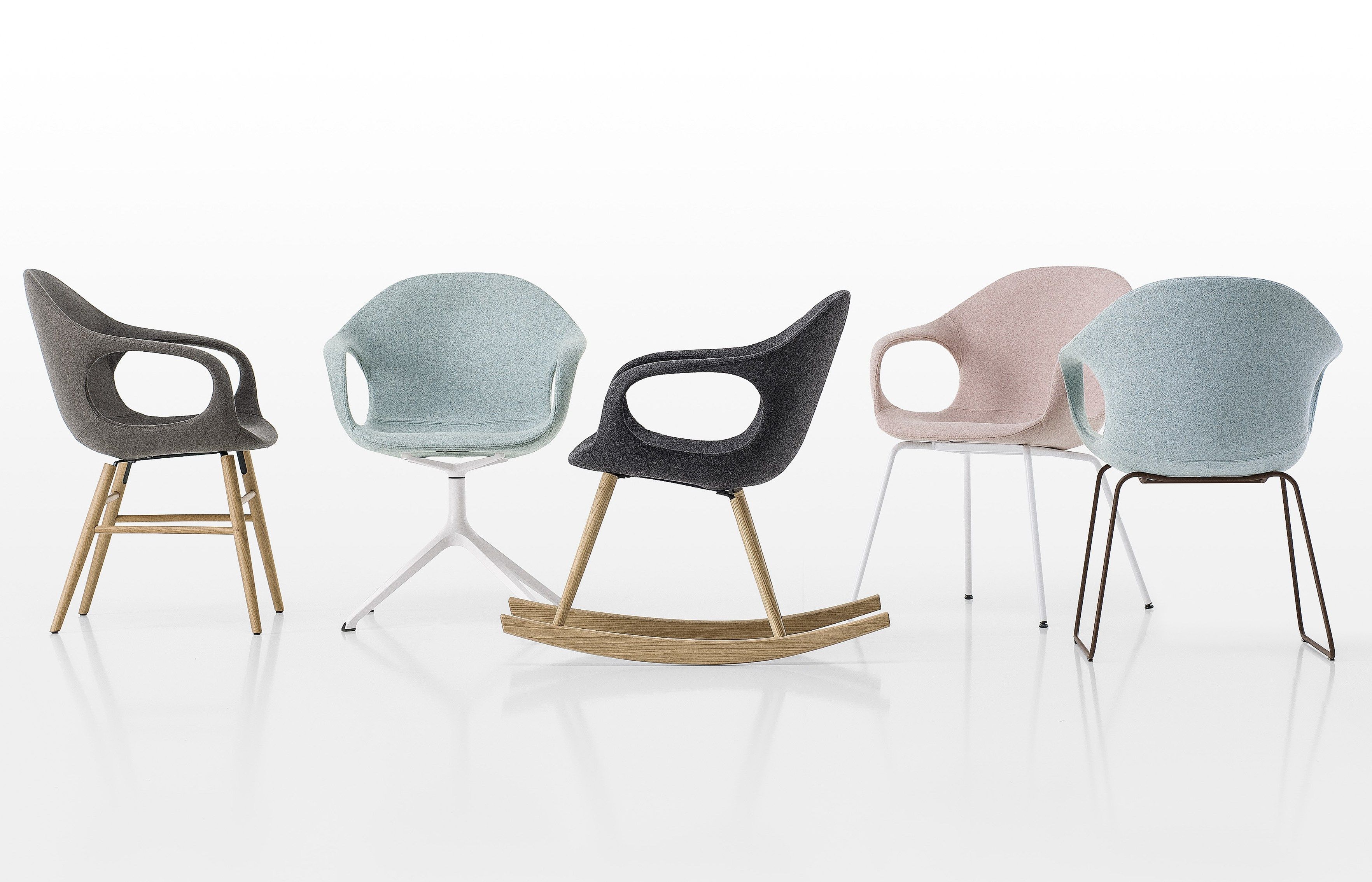 Тканевое кресло-качалка с подлокотниками Kristalia слон ARCH-00149948 - Вид №2