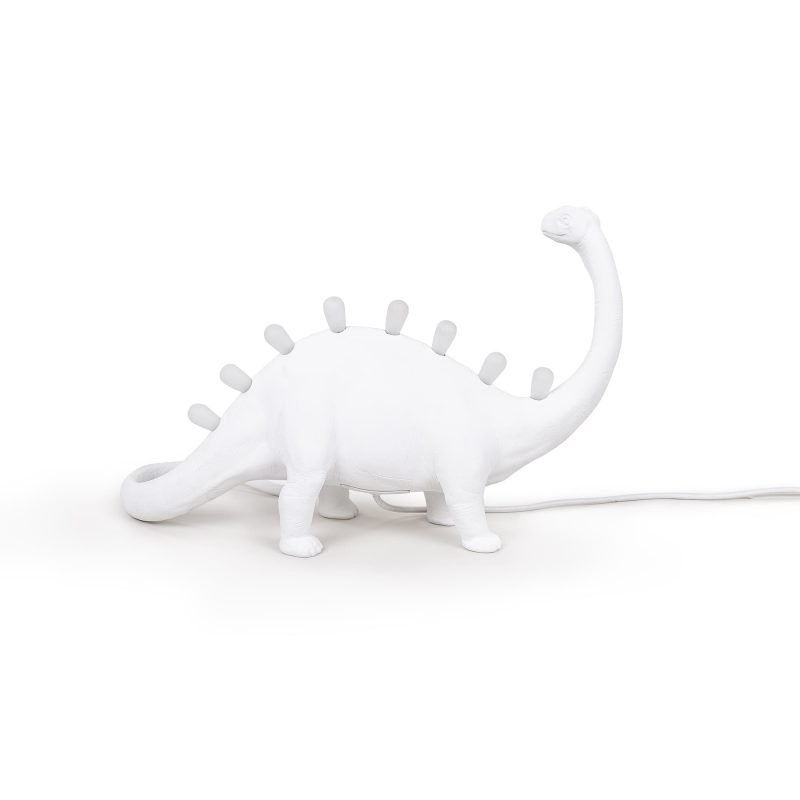 Настольная лампа белая 31х49 см Brontosaurus 14782 SELETTI ЖИВОТНЫЕ 00-3882456 Белый - Вид №8