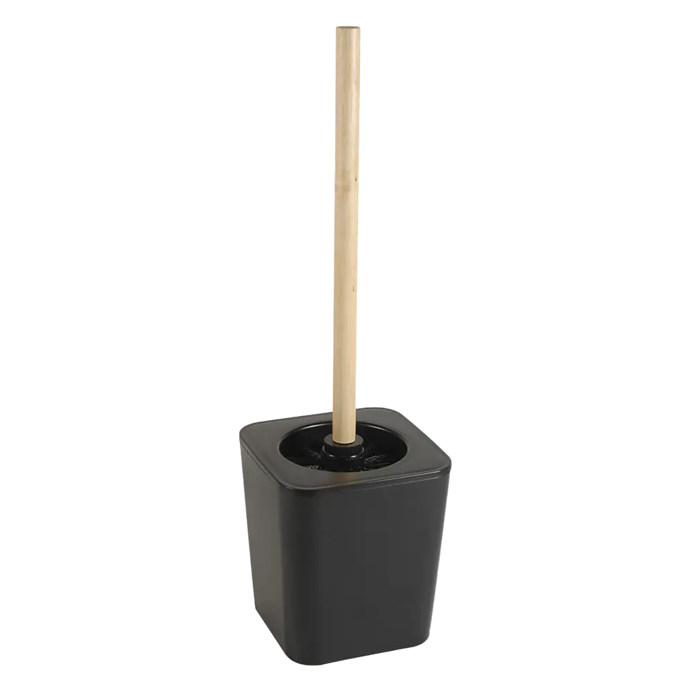 Ершик для унитаза SENSEA с подставкой — черный цилиндр 83414258 Scandi STLM-0969193