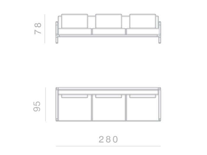Съемный диван GHIDINI1961 рамка ARCH-00013807 - Вид №5